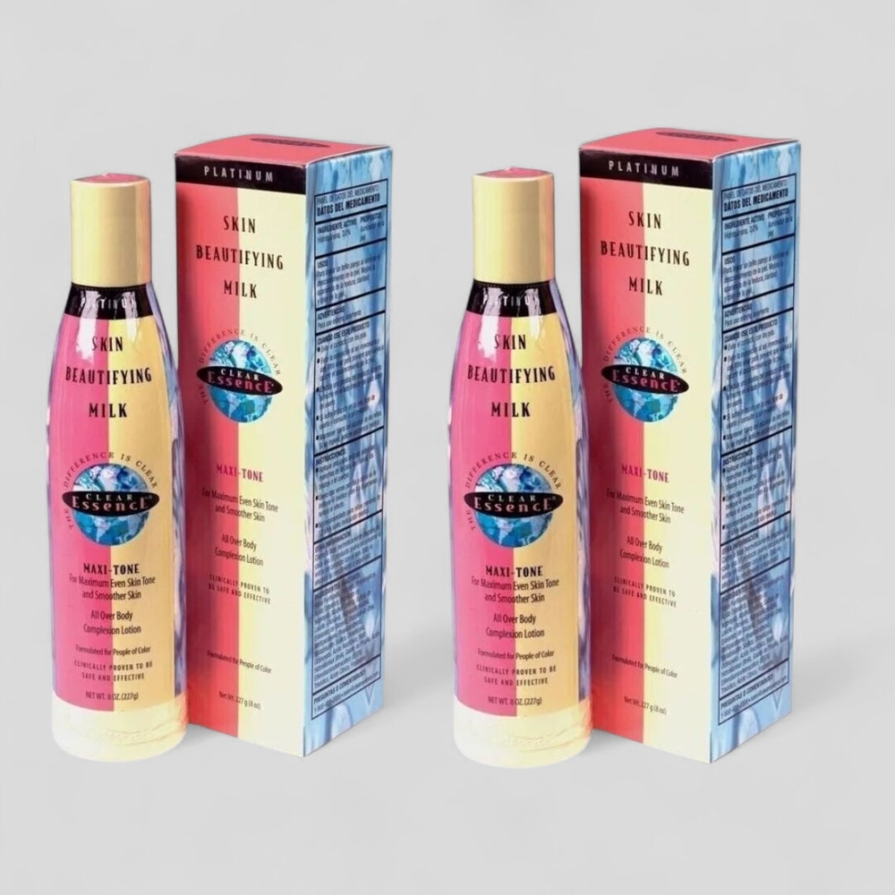 2-Pieces Clear Essence Skin Beautifying Milk 8 oz